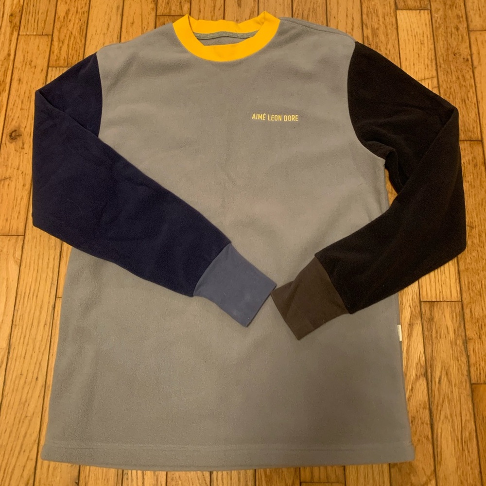 Aimé Leon Dore tri-colored fleece long sleeve